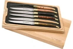 Laguiole En Aubrac Set Couteaux Steak 6 Pièces Essences Variées, 62C99BDLBH -Victorinox Soldes AU62C99BDLBH 05 laguiole en aubrac au62c99bdlbh 05