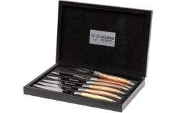 Laguiole En Aubrac Set De Couteaux à Steak (6 Pièces) Bois Français -Victorinox Soldes AU62C99BFIH 03 laguiole en aubrac au62c99bfih 03