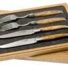 Laguiole En Aubrac CCF99OLIHL Set De Couverts 4 Pièces Bois D'olivier -Victorinox Soldes AUCCF99OLIHL 01 laguiole en aubrac