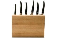 Laguiole En Aubrac Gourmet COL99CUIGOEBIB Set De 6 Couteaux Bois D'ébène Avec Bloc à Couteaux -Victorinox Soldes AUCOL99CUIGOEBIB 03 laguiole en aubrac