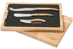 Laguiole En Aubrac Ensemble Vin/fromage 3 Pièces Olivier, SFV99OLIH -Victorinox Soldes AUSFV99OLIH 04 laguiole en aubrac ausfv99olih 04