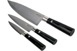 Böker Damast Black Ensemble De Trois Couteaux, 130420SET -Victorinox Soldes BO130420SET 03 boker bo130420set 03