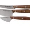 Due Cigni 1896, 2C1018NO Set De 3 Couteaux à Fromage, Bois De Noyer -Victorinox Soldes DG2C1018NO 01 due signi 1896