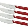 Due Cigni 1896 America 2C1019RSET4, Set De 4 Couteaux à Steak, Rouge -Victorinox Soldes DG2C1019RSET4 01 duecigni