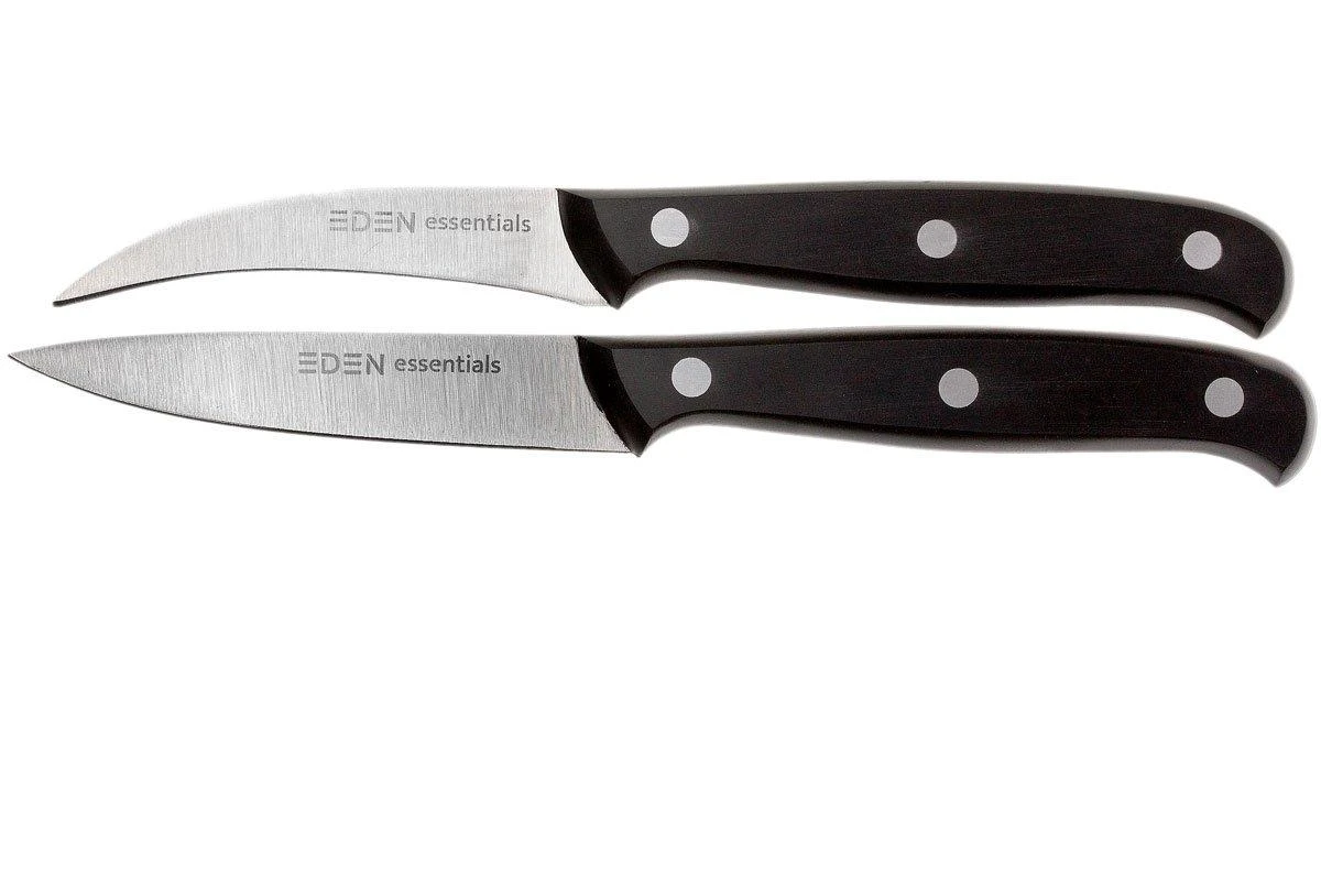 Eden Essentials Ensemble De Couteaux à éplucher, 2 Pièces, 2000-S01 3 Eden Essentials Ensemble De Couteaux à éplucher, 2 Pièces, 2000-S01