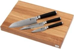 Ensemble De Couteaux Kai Shun Classic Trois Pièces Avec Planche à Découper