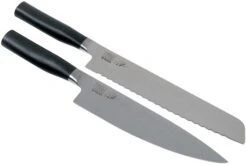 Kai Tim Malzer Kamagata Monster Set TMK-CB22, Set 2 Pièces Couteau De Chef Et Couteau à Pain + Livre De Cuisine -Victorinox Soldes KATMK CB22 04 kai shun