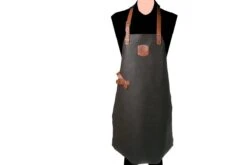 Knivesandtools Tablier En Cuir, Utah Choco 82cm