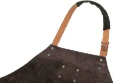 Knivesandtools Tablier En Cuir, Utah Choco 82cm -Victorinox Soldes KNSA340152 82 03 knivesandtools schort knsa340152 82 03