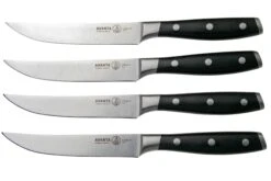 Messermeister Avanta L7684-5-4S, Set De 4 Couteaux à Steak, Noir
