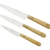 Nontron Traditional Set Of 3 Kitchen Knives, T3OFRBU Set De 3 Couteaux -Victorinox Soldes NNT3OFRBU 01 nontron