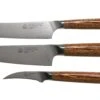 PUMA IP Small Chef, Santoku, Paring Knife 821212, Set De 3 Couteaux