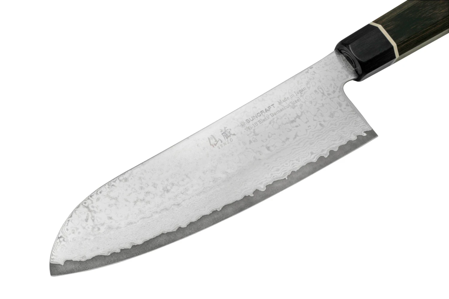 Suncraft Senzo Black BD-04 Couteau Santoku 16,5 Cm 5 Suncraft Senzo Black BD-04 Couteau Santoku 16,5 Cm – Image 3