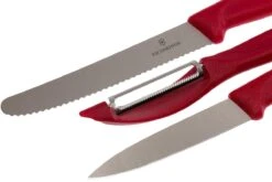 Victorinox SwissClassic Couteaux à Légumes Rouge, Ensemble De 3, 6.7111.31 -Victorinox Soldes VT6 7111 31 03 victorinox vt6 7111 31 03