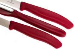 Victorinox SwissClassic Couteaux à Légumes Rouge, Ensemble De 3, 6.7111.31 -Victorinox Soldes VT6 7111 31 04 victorinox vt6 7111 31 04