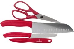 Victorinox SwissClassic 6.7131.4G Set De 4 Couteaux De Cuisine, Rouge -Victorinox Soldes VT6 7131 4G 02 victorinox