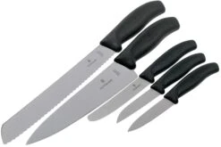Victorinox SwissClassic 6.7133.5G Set De 5 Couteaux De Cuisine, Noir -Victorinox Soldes VT6 7133 5G 03 victorinox