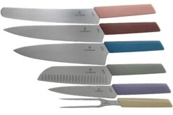 Victorinox Swiss Modern, Set De 6 Couteaux De Cuisine Avec Bloc, Mixed Colors 9 Victorinox Swiss Modern, Set De 6 Couteaux De Cuisine Avec Bloc, Mixed Colors -Victorinox Soldes VT6 7186 66 04 victorinox