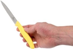 Victorinox SwissClassic Couteaux à Légumes Jaunes 10 Cm, Set De 2 Dont 1 Normal Et 1 Dentelé, VT6-7796-L8B -Victorinox Soldes VT6 7796 L8B 05 victorinox swissclassic