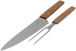 Victorinox Swiss Modern 6.9091.2 Set à Trancher, Bois De Noyer -Victorinox Soldes VT6 9091 2 03 victorinox