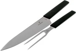 Victorinox Swiss Modern Couteau à Trancher Et Fourchette à Viande, Noirs -Victorinox Soldes VT6 9093 21G 03 victorinox