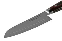 Yaxell Super Gou 37118 Santoku à Alvéoles, Acier Damassé 161 Couches, 16,5 Cm -Victorinox Soldes YL37118 03 yaxell