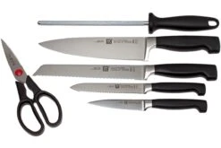 Zwilling Four Star Bloc à Couteaux, 6 Pièces, 35066-000 -Victorinox Soldes ZW35066 000 04 zwilling messenset zw35066 000 04