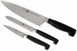Zwilling Four Star Ensemble De Couteaux, 3 Pièces -Victorinox Soldes ZW35168 100 02 zwilling four star 3 delige messenset zw35168 100 d2